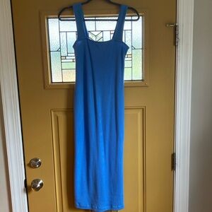 Old Navy Blue Ribbed Dress NWOT